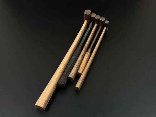 Japanese Vintage iron hammer 5set made by the famous blacksmith / Chisel d55 - Picture 15 of 18