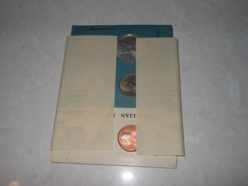 1966 Royal Australian Mint coin Mint Set 50 round coin silver 20 10 5 2 1 cent - Picture 2 of 6