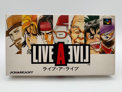 LIVE A LIVE Super Famicom Japan SNES With Box & Manual US Seller SFC0801