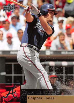 2009 Upper Deck #473 Chipper Jones Atlanta Braves    