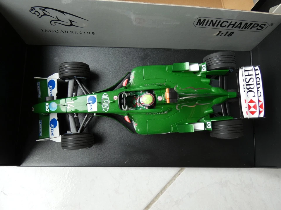 Jaguar R4 Racing Mark Webber #14 2003 1/18 Minichamps F1 Formula 1 - Immagine 3 di 3