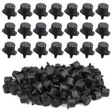 100 Pcs 360 Degree Adjustable Irrigation Drippers Sprinklers 1/4 Inch Emitters