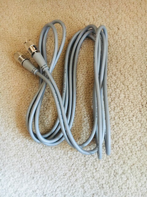 12 ft RG-8X COAX CABLE  PATCH JUMPER PL-259 USA CB HAM RADIO