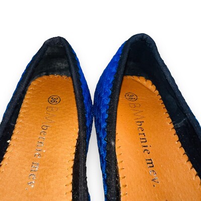 bernie mev. Men\'s Navy and Black Woven Slip-On Loafers Bernie Mev Black Woven Slip On Sneakers Loafers 8 | eBay main image 3
