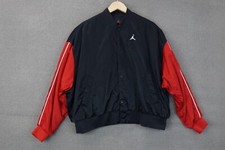 Vintage Y2K Nike Air Jordan Flight Track Jacket Sz M Black