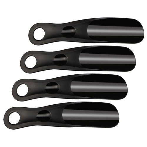 4 Pcs Shoehorn Women's Travel Put on Helper Plastic Horns Portable