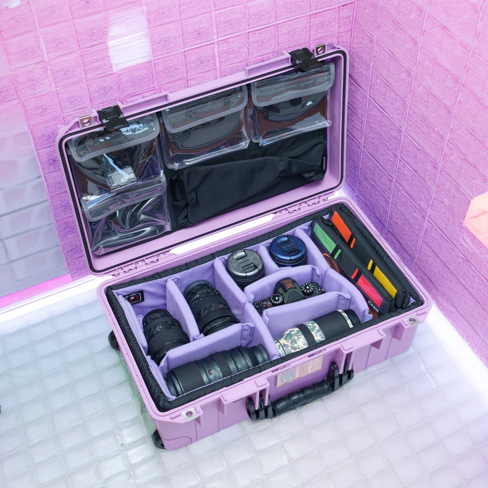 Novo conjunto divisor acolchoado serve para pelican1535 peli1535air roxo (SEM estojo) - Imagem 4 de 4