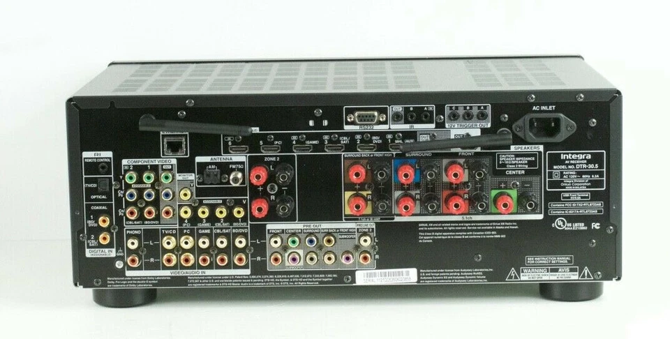 AS IS Integra DTR-30.5 Surround Sound Receiver h430 - Image 3 of 4