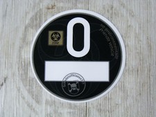 Feinstaubplakette Umweltplakette O schwarz Oldtimer Youngtimer Motorsport US V8