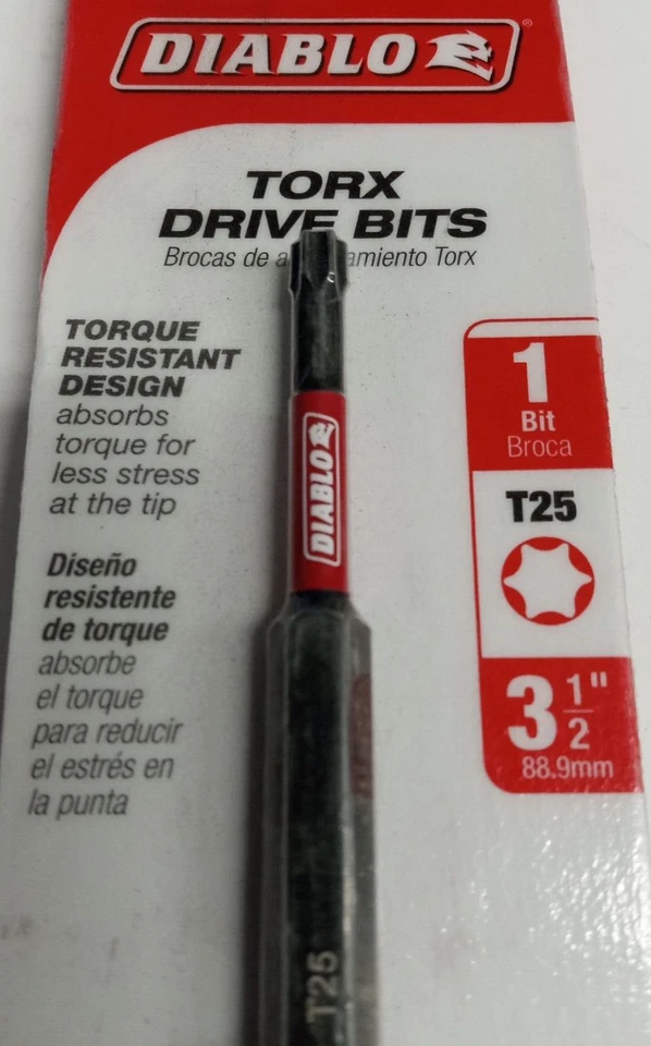 FREUD DT2535P1 3-1/2 DIABLO INSERT BIT T25 1/PK - Image 3 of 3