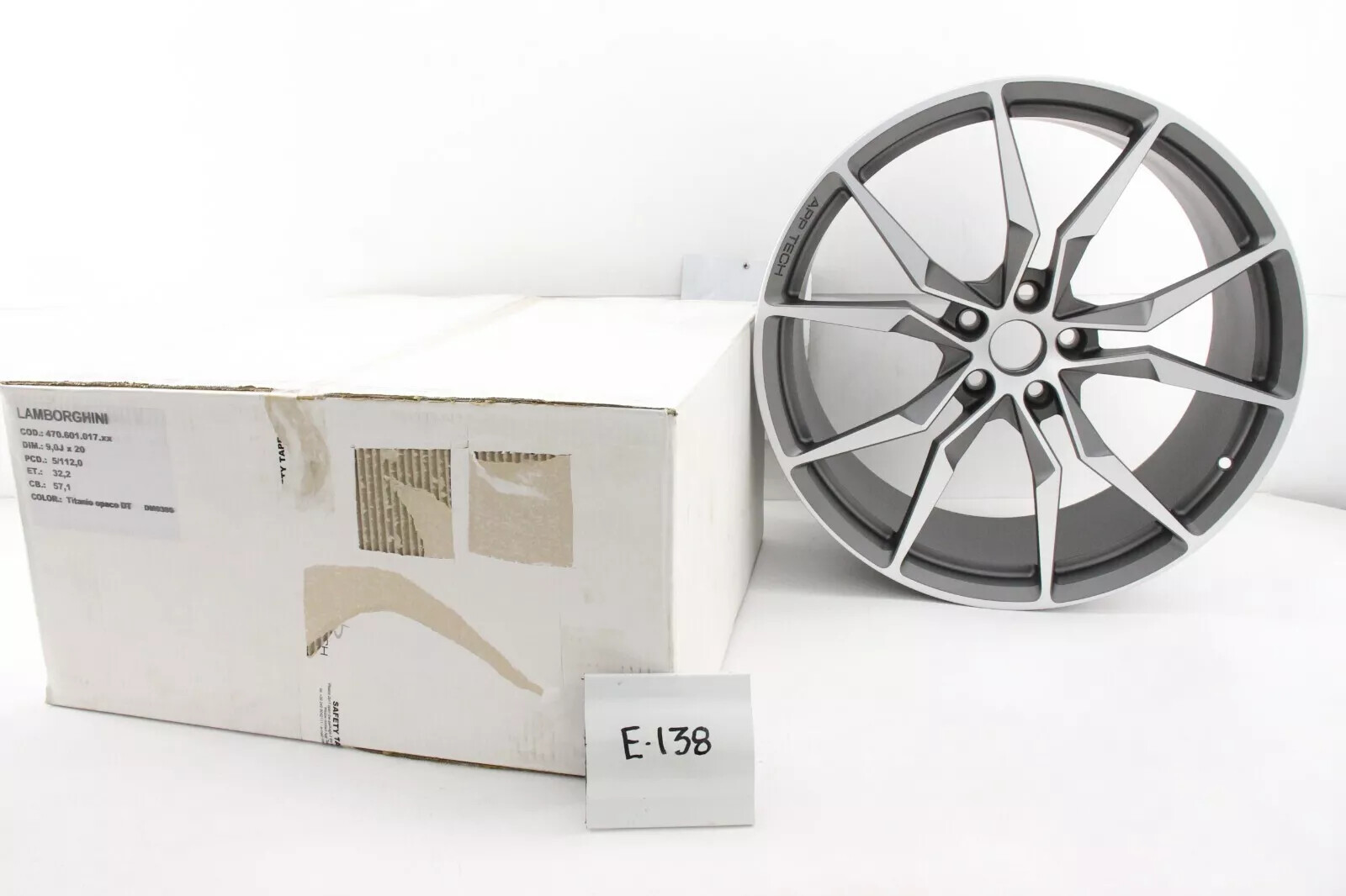 New OEM Lamborghini FRONT 20" Alloy Wheel 2015-2022 Aventador SVJ SV 470601017AK