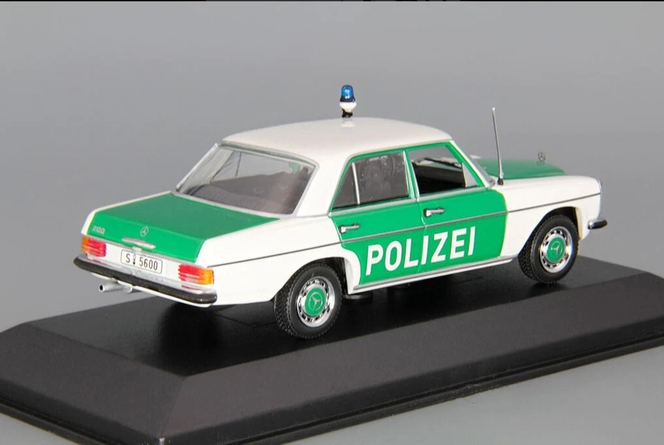 1/43 MERCEDES-BENZ 200 W115 LIMOUSINE POLIZEI 1973 MINICHAMPS 400034090 - Image 2 of 3