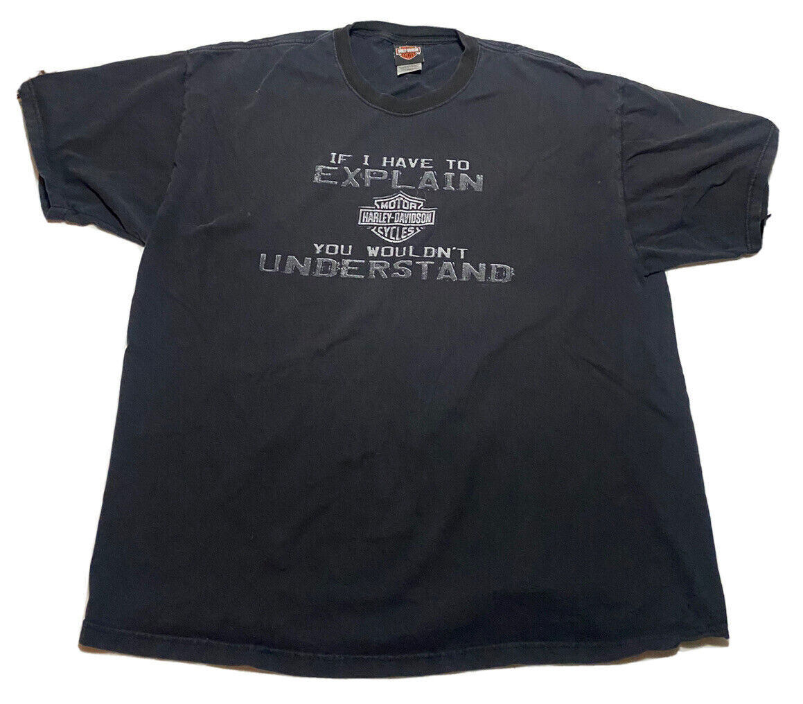 USED MACHINE COLLECTION 00's HARLEY-DAVIDSON USED T-SHIRT