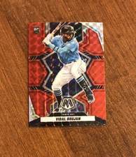 Vidal Brujan 2022 Mosaic Rookie Red Prizm #245 Tampa Bay Rays RC