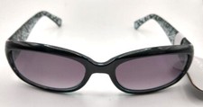 West Loop Women's Black Floral Sunglasses NEW Foster Grant S02510FWM001