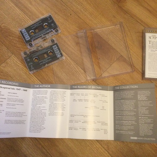 THIS SCEPTRED ISLE AUDIO BOOKS X 2 audio Talking books - 4 cassettes 1547 1792 - Picture 8 of 12