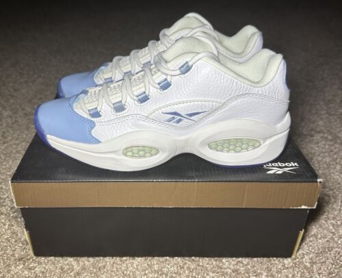 Reebok Herren Turnschuhe (FX5000) FRAGE NIEDRIGE PATENT ZEHE CAROLINA BLAU Größe 8 Neu im Karton - Bild 3 von 17