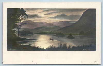 Postcard UK Cumbria Rydal Water RPPC Real Photo M15