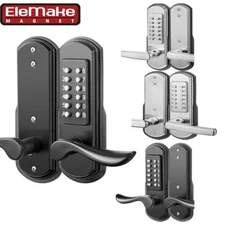 Keyless Entry Keypad Door Lock Mechanical With Keypad&Handle Stainless Steel 304
