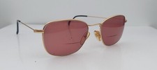 Vintage Always Lite Gold Oval Metal Sunglasses France FRAMES ONLY