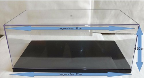 Un Lot De Dix Boites Vitrines Hautes Pour Exposer Vos Voitures Miniatures 9486