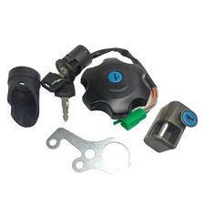 Ignition Switch Fuel Gas Tank Cap Seat Lock Set For Suzuki DRZ400SM 2005-2022
