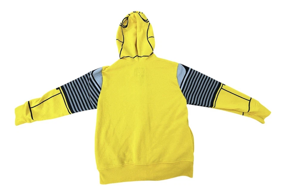 Disfraz de abejorro Transformers sudadera con capucha cremallera chaqueta niños talla pequeña 5/6 Hasbro Foto 2 de 4