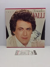 FRANKIE VALLI The Very Best Of SIGNED!  LP MCA 3198 1979 Four Seasons /w Stub
