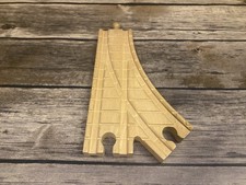 Thomas Wooden Railway Train Curve Switch Track Clickety Clack 6.5  