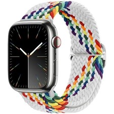 Braided Nylon Apple Watch Strap Ultra 2 49mm Adjustable Band All Sizes
