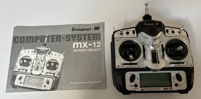 Graupner Sender MX-12 -- 35 Mhz mit Bedienungsanleitung