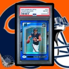 Caleb Williams - 2024 Donruss Optic #201 BLUE HYPER - PSA 8 NM-MT - Bears
