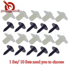 Juego de soportes de gancho y clips de tuerca de ojal de montaje lateral para parachoques para Honda Acura
