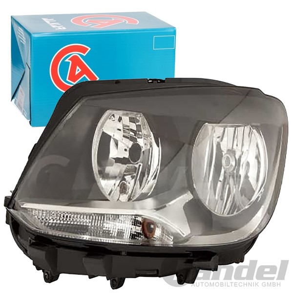 Alkar H15 H7 Scheinwerfer Schwarz Rechts Passend FüR Vw Caddy Touran | 2752154-image