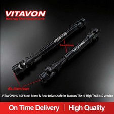 Eje de transmisión delantero y trasero de acero VITAVON HD 45# para Traxxas TRX-4 High Trail K10
