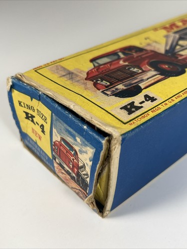 Nice Matchbox Lesney King Size K-4 GMC Fruehauf Hopper Train With Box - Picture 16 of 24