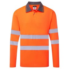 Portwest ES1 Essential Hi-Vis Polo Shirt L/S ES277