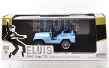 ELVIS 1/43 1963 JEEP CJ5 BLUE 655492