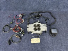 Holley Sniper Stealth 4150 Shiny 870 cfm 1250hp boosted EFI Carburetor Ford