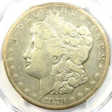 1879-CC Morgan Silver Dollar $1 Carson City Coin - Certified PCGS Fine Details