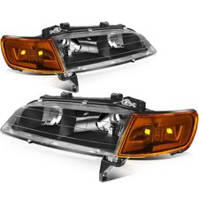 For Honda Accord 94-97 Clear Lens Lamps Headlight Assembly Passenger Driver Pair