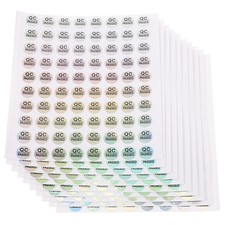 2400 Pcs Pat Testing Stickers Thermal Printer Labels Inspection Passed