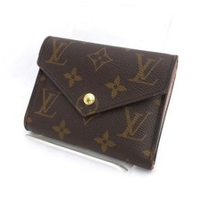 Louis Vuitton Portefeuille Victorine Rose Ballerine Compact Wallet Used GEIS-0