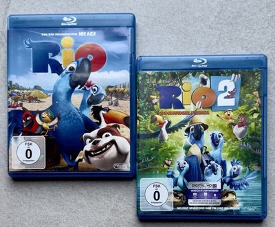 Rio 1 & 2 - Teil 1 & 2 - Dschungelfieber - Blu-ray - Film - Animation - TOP!