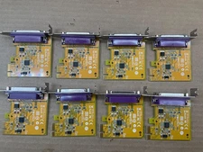 LOT OF 8 Dell 0VG832 Optiplex 1-Port Parallel PCI-E Card Low Profile