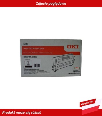 46298005 Okidata Pro6410 NeonColor Printer Wkład z tonerem Czarny