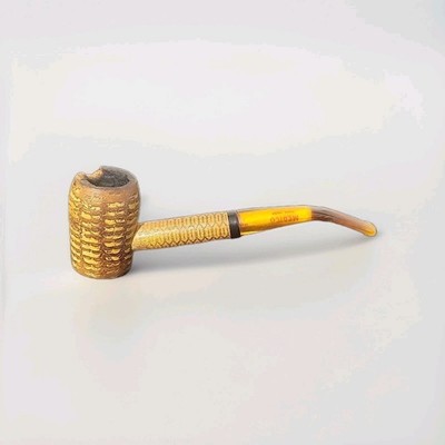 Vintage Jim Cole H&B Corn Cob Pipe Medico Stem Washington MO USA