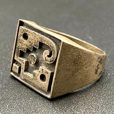 Vintage Mexico Sterling Silver Ring Size 7.5