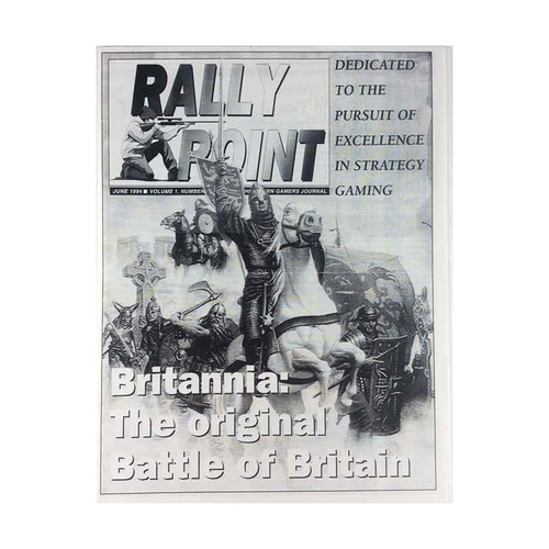 Jersey Assn of Gamers Rally Point Vol. 1, #2 "Britannia Play-by-Play" Mag NM