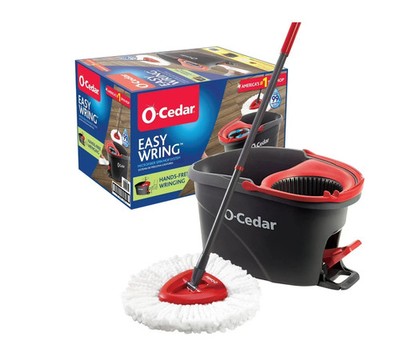 O-Cedar EasyWring Spin Mop & Bucket System - New